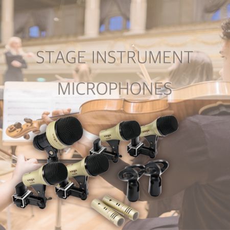 Stage Instrument Microphones - Stage and Instrument Microphones.